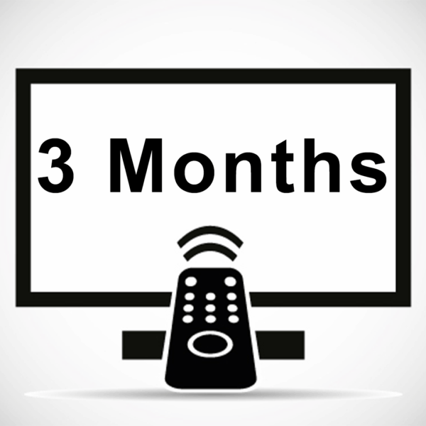 IPTV STANDARD PLAN 3 Months